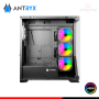CASE ANTRYX FX650 BLACK ARGB SIN FUENTE VIDRIO TEMPLADO MID TOWER
