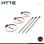CINTA DE ILUMINACION LED HYTE LS10 QRGB LIGHT STRIPS 3 PACK (PN:ACC-HYTE-LS10-B-3)