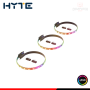 CINTA DE ILUMINACION LED HYTE LS10 QRGB LIGHT STRIPS 3 PACK (PN:ACC-HYTE-LS10-B-3)