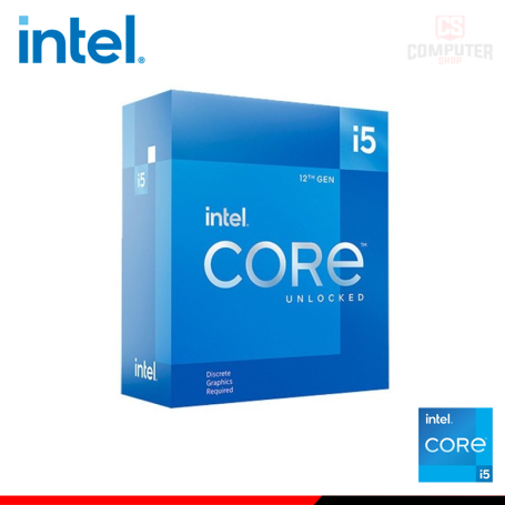 PROCESADOR INTEL CORE I5-12600KF 3.70GHZ HASTA 4.90GHZ 20MB 10 CORE LGA1700 (PN:BX8071512600KF)