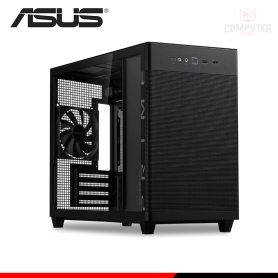 CASE ASUS PRIME AP201 BLACK SIN FUENTE PANEL VIDRIO TEMPLADO MICRO ATX SMALL TOWER