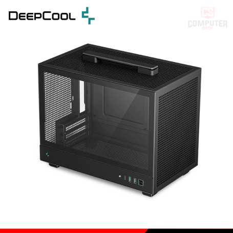 CASE DEEPCOOL CH160 BLACK SIN FUENTE VIDRIO TEMPLADO MINI ITX (PN:R-CH160-BKNGI0-G-1)