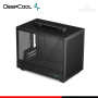 CASE DEEPCOOL CH160 BLACK SIN FUENTE VIDRIO TEMPLADO MINI ITX (PN:R-CH160-BKNGI0-G-1)