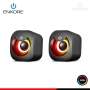 PARLANTE ENKORE BRAIN ENS 301 RGB BLACK GAMER SOUND 2.0 CONEXIÓN JACK 3.5MM