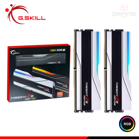 MEMORIA 64GB (32GBx2) DDR5 G.SKILL TRIDENT Z5 NEO WHITE RGB INTEL XMP/AMD EXPO BUS 6000MHZ