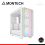 CASE MONTECH AIR 903 MAX WHITE ARGB SIN FUENTE VIDRIO TEMPLADO MID TOWER