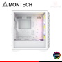 CASE MONTECH AIR 903 MAX WHITE ARGB SIN FUENTE VIDRIO TEMPLADO MID TOWER