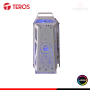 CASE TEROS TE-1311G WHITE ARGB SIN FUENTE VIDRIO TEMPLADO MID TOWER