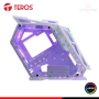CASE TEROS TE-1311G WHITE ARGB SIN FUENTE VIDRIO TEMPLADO MID TOWER