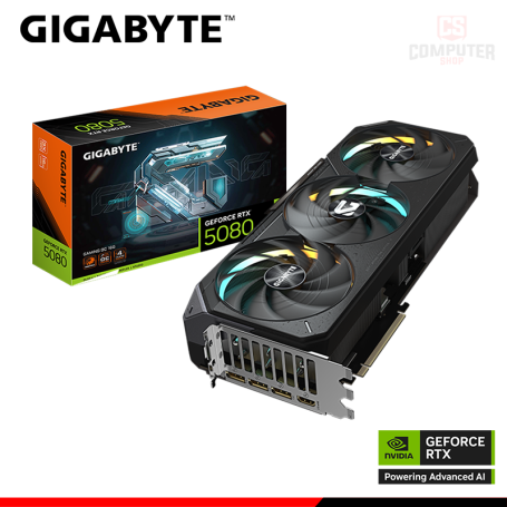 TARJETA DE VIDEO GEFORCE RTX 5080 16GB GDDR7 256BITS GAMING OC