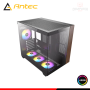 CASE ANTEC CX800 WOOD ARGB BLACK SIN FUENTE VIDRIO TEMPLADO MID TOWER
