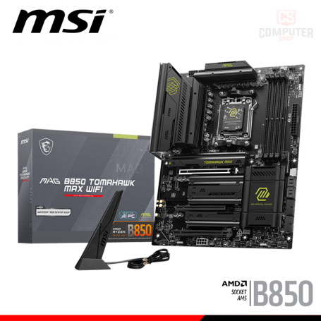 PLACA MSI MAG B850 TOMAHAWK MAX WIFI ATX DDR5 AMD AM5 (PN:911-7E62-002)