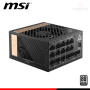 FUENTE DE PODER MEG Ai1300P PCIE5 1300W BLACK 80 PLUS PLATINUM FULL MODULAR