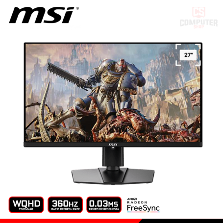 MONITOR MSI MAG 271QPX QD-OLED 27" WQHD 2560x1440/360HZ/0.03MS/AMD RADEON FREESYNC