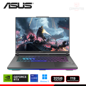 LAPTOP ASUS ROG STRIX G614JIR-MS96 GEFORCE RTX 4070 8GB GDDR6/CORE I9-14900HX/32GB DDR5/SSD 1TB/WINDOWS 11