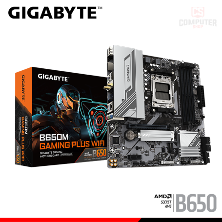 PLACA GIGABYTE B650M GAMING PLUS WIFI M.ATX DDR5 AMD AM5