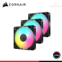 COOLER PARA CASE CORSAIR RS120 BLACK ARGB 120MM PACKx3 (PN:CO-9050181-WW)