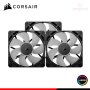 COOLER PARA CASE CORSAIR RS120 BLACK ARGB 120MM PACKx3 (PN:CO-9050181-WW)