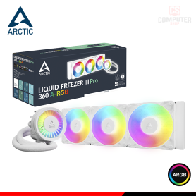 ARCTIC FREEZER III PRO 360 A-RGB WHITE COOLER CPU REFRIGERACION LIQUIDA COMPATIBLE AMD/INTEL (PN:ACFRE00188A)