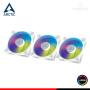 COOLER PARA CASE ARCTIC P12 PWM PST A-RGB WHITE 120MM PACKx3 (PN:ACFAN00258A)
