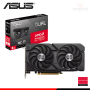 TARJETA DE VIDEO ASUS AMD RADEON RX 7600 8GB GDDR6 128BITS DUAL EVO OC (PN:90YV0LD0-M0AA00)