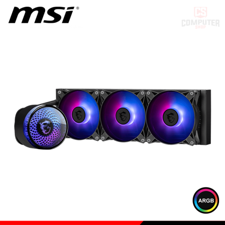 MSI MAG CORELIQUID A12 360 ARGB BLACK COOLER CPU REFRIGERACION LIQUIDA COMPATIBLE AMD/INTEL (PN:306-7ZWEM21-813)