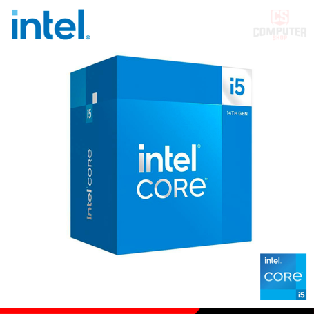 PROCESADOR INTEL CORE I5-14400 2.50GHZ HASTA 4.70GHZ 20MB 10 CORE LGA1700 (PN:BX8071514400)
