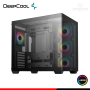 CASE DEEPCOOL CG530 4F ARGB BLACK SIN FUENTE VIDRIO TEMPLADO MID TOWER