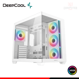 CASE DEEPCOOL CG530 4F ARGB WHITE SIN FUENTE VIDRIO TEMPLADO MID TOWER