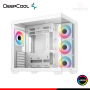 CASE DEEPCOOL CG530 4F ARGB WHITE SIN FUENTE VIDRIO TEMPLADO MID TOWER