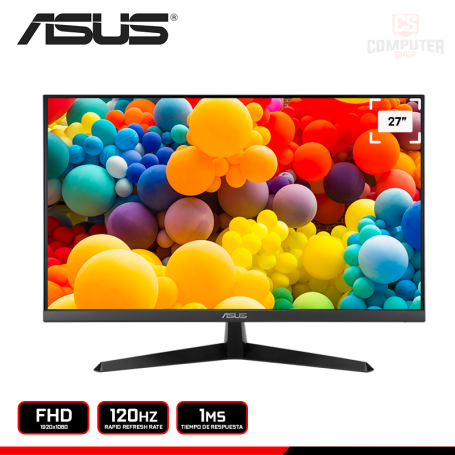 MONITOR ASUS VY279HGR 27" FHD 1920x1080/120HZ/1MS (PN:90LM06D3-B01AB0)