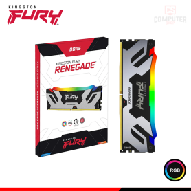 MEMORIA 32GB DDR5 KINGSTON FURY RENEGADE RGB INTEL XMP/AMD EXPO BUS 6400MHz (PN:KF564C32RSA-32)