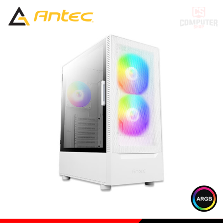 CASE ANTEC NX410 V2 WHITE ARGB SIN FUENTE VIDRIO TEMPLADO MID TOWER