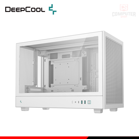 CASE DEEPCOOL CH260 WHITE SIN FUENTE VIDRIO TEMPLADO MICRO ATX (PN:R-CH260-WHNGM0-G-1)