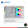 CASE ANTRYX FX630M WHITE ARGB SIN FUENTE VIDRIO TEMPLADO MINI TOWER (PN:AC-FX630MW)