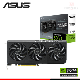 TARJETA DE VIDEO ASUS GEFORCE RTX 5060 8GB GDDR7 128BITS PRIME OC EDITION