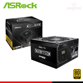 FUENTE DE PODER ASROCK CHALLENGER CL-750G BLACK 750W 80 PLUS GOLD (PN:90-UXC075-GNUAAA)