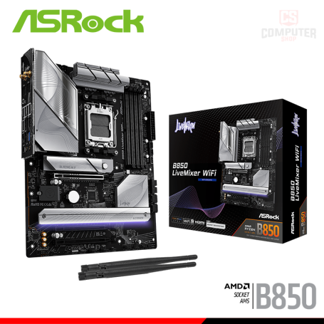 PLACA ASROCK B850 LIVEMIXER WIFI ATX DDR5 AMD AM5