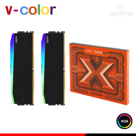 MEMORIA 96GB (48GBx2) DDR5 V-COLOR MANTA XFINITY RGB BLACK INTEL XMP/AMD EXPO BUS 6400MHZ (PN:TMXFL4864832KWK)