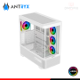 CASE ANTRYX FX830 INFINITY WHITE ARGB SIN FUENTE VIDRIO TEMPLADO MID TOWER