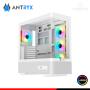 CASE ANTRYX FX830 INFINITY WHITE ARGB SIN FUENTE VIDRIO TEMPLADO MID TOWER
