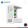 CASE ANTRYX FX830 INFINITY WHITE ARGB SIN FUENTE VIDRIO TEMPLADO MID TOWER