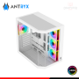CASE ANTRYX FX800 INFINITY WHITE ARGB SIN FUENTE VIDRIO TEMPLADO MID TOWER