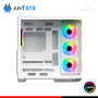 CASE ANTRYX FX800 INFINITY WHITE ARGB SIN FUENTE VIDRIO TEMPLADO MID TOWER