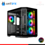 CASE ANTRYX FX800 INFINITY BLACK ARGB SIN FUENTE VIDRIO TEMPLADO MID TOWER