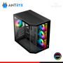 CASE ANTRYX FX800 INFINITY BLACK ARGB SIN FUENTE VIDRIO TEMPLADO MID TOWER