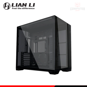 CASE LIAN LI O11 VISION COMPACT BLACK SIN FUENTE VIDRIO TEMPLADO MID TOWER (PN:O11VPX)