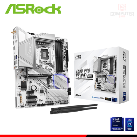 PLACA ASROXK Z890 PRO RS WIFI WHITE ATX DDR5 LGA 1851 (PN:(90-MXBQC0-A0UAYZ)