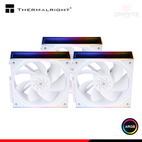 COOLER PARA CASE THERMALRIGHT TL-M12QRW X3 WHITE ARGB 120MM PACKx3