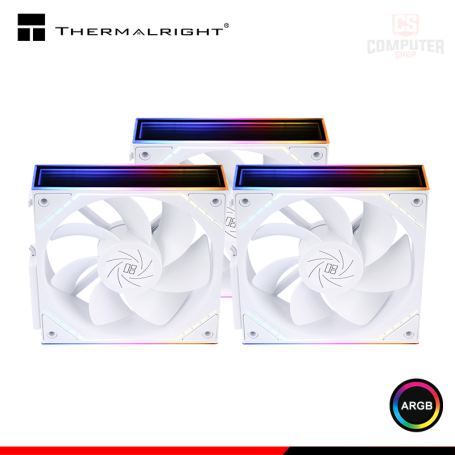 COOLER PARA CASE THERMALRIGHT TL-M12QRW X3 WHITE ARGB 120MM PACKx3
